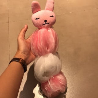 Bông Tắm Hình Thỏ Hồng Xinh Xắn Miniso