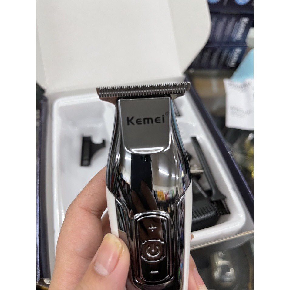 Tông đơ chấn viền động cơ turbo cao cấp kemei 5027,tăng đơ cạo viển kẻ chân tóc chuyên nghiệp