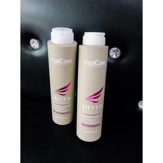 Dầu gội khử ánh sắc vàng Maxcare 500ml dành cho tóc nhuộm tóc màu đã qua hóa chất