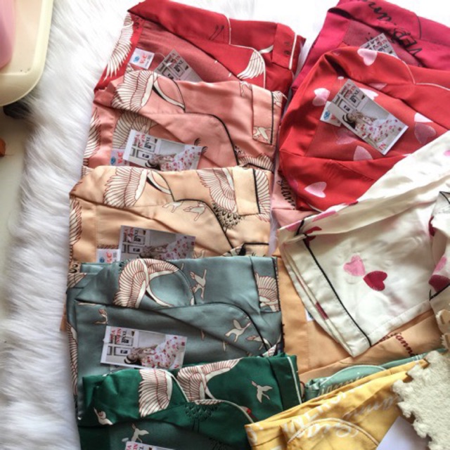 Đồ bộ ngủ lụa satin