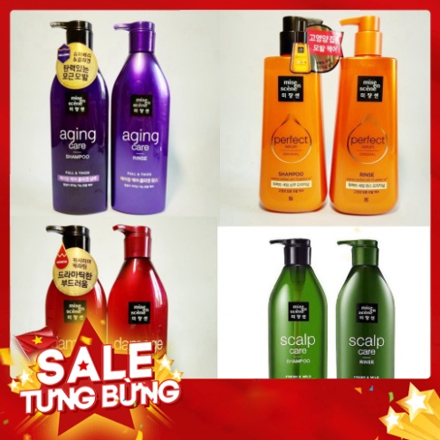 ⚡️Freeship⚡️ Bộ 1 chai dầu gội và 1 chai dầu xả misen Hàn Quốc 680ml