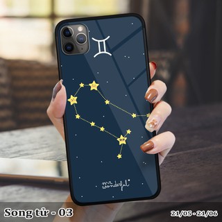 Ốp kính iPhone 11 Pro Max in cung hoàng đạo