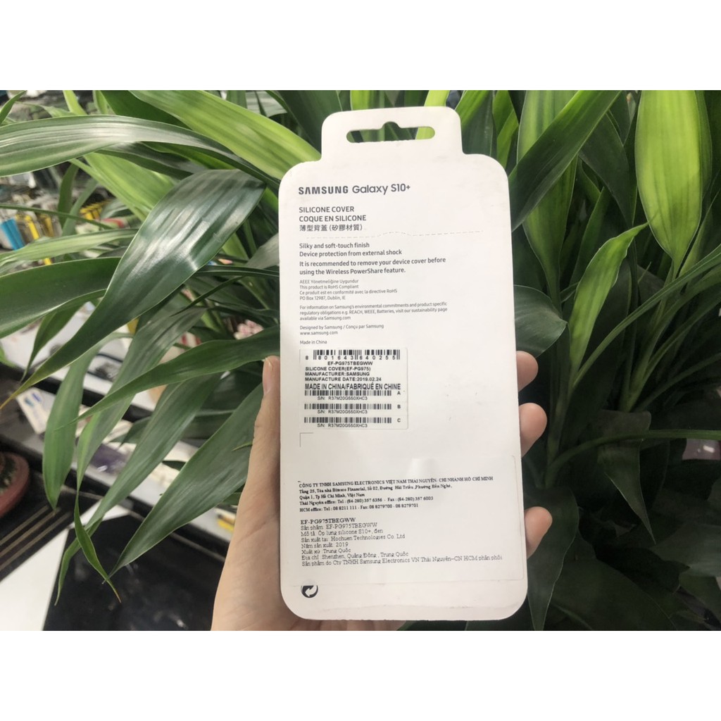 Ốp lưng Silicone cho điện thoại Samsung Galaxy S10/S10+