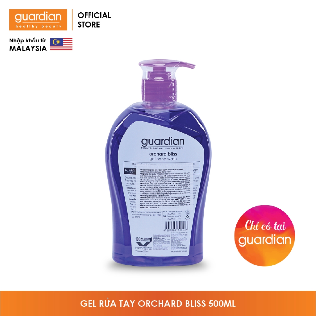 Gel rửa tay Guardian Fresh Clean Orchard Bliss 500ml | BigBuy360 - bigbuy360.vn