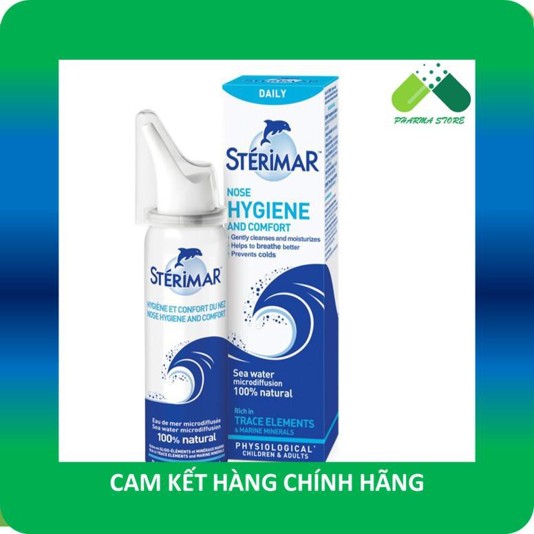 !!! Sterimar Nose Hygiene - Dung dịch xịt mũi hằng ngày đẳng trương [sterima, xịt mũi cá heo, nước rửa mũi)