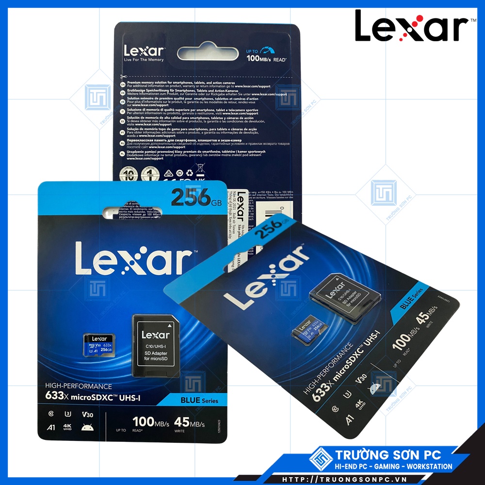 Thẻ Nhớ Chính Hãng LEXAR 32GB | 64GB | 128GB | 256GB Cao Cấp, Tốc Độ Đọc Lên Tới 100Mb/s | Bảo Hành Chính Hãng Mai Hoàng