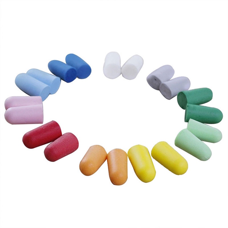 Rnvn Anti Noise Earplugs Sound Insulation Slow Rebound Earplugs Sponge Sleep Earplugs Rnvv