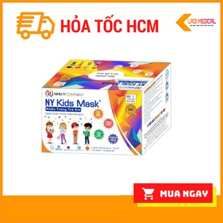 Khẩu trang trẻ em Như Ý 3 lớp có giấy lọc hộp 50 cái