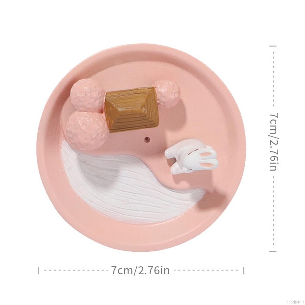 Khay cắm nhang hình động vật hoạt hình bằng nhựa resin dễ thương
