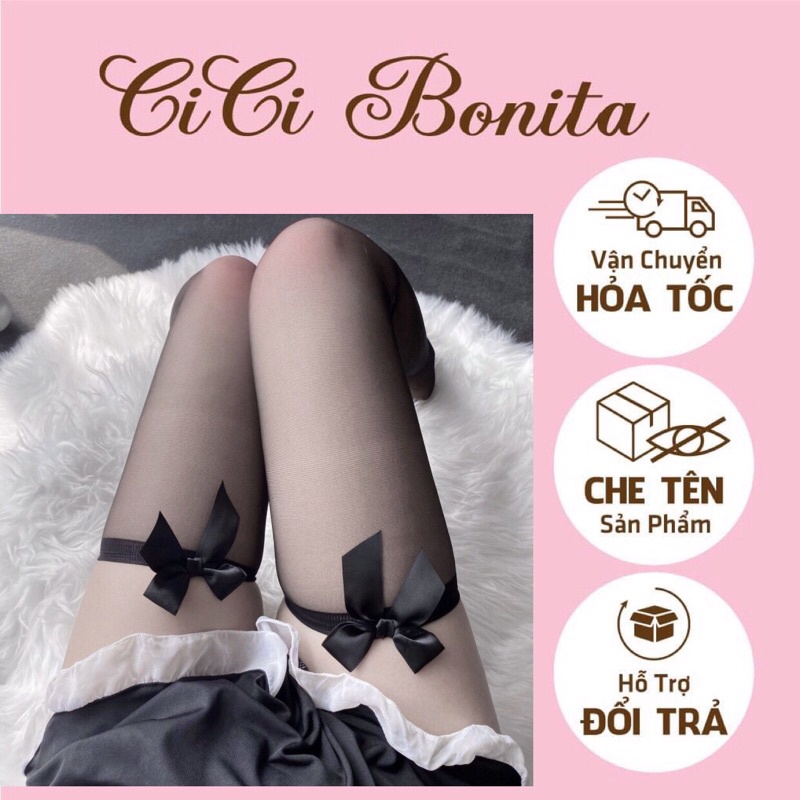 Vớ / Tất giấy phối nơ xinh xắn CPK16