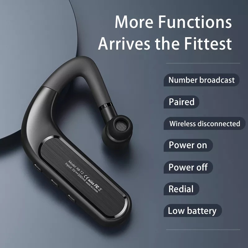 Tai nghe móc vành tai 1 bên bluetooth Remax RB2T / RP-T2 chính hãng kiểu dáng thể thao - tai bluetooth -