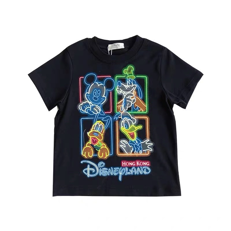 Áo thun tay lỡ unisex hàn quốc Dísney cho bé và gia đình , Samyy_vn