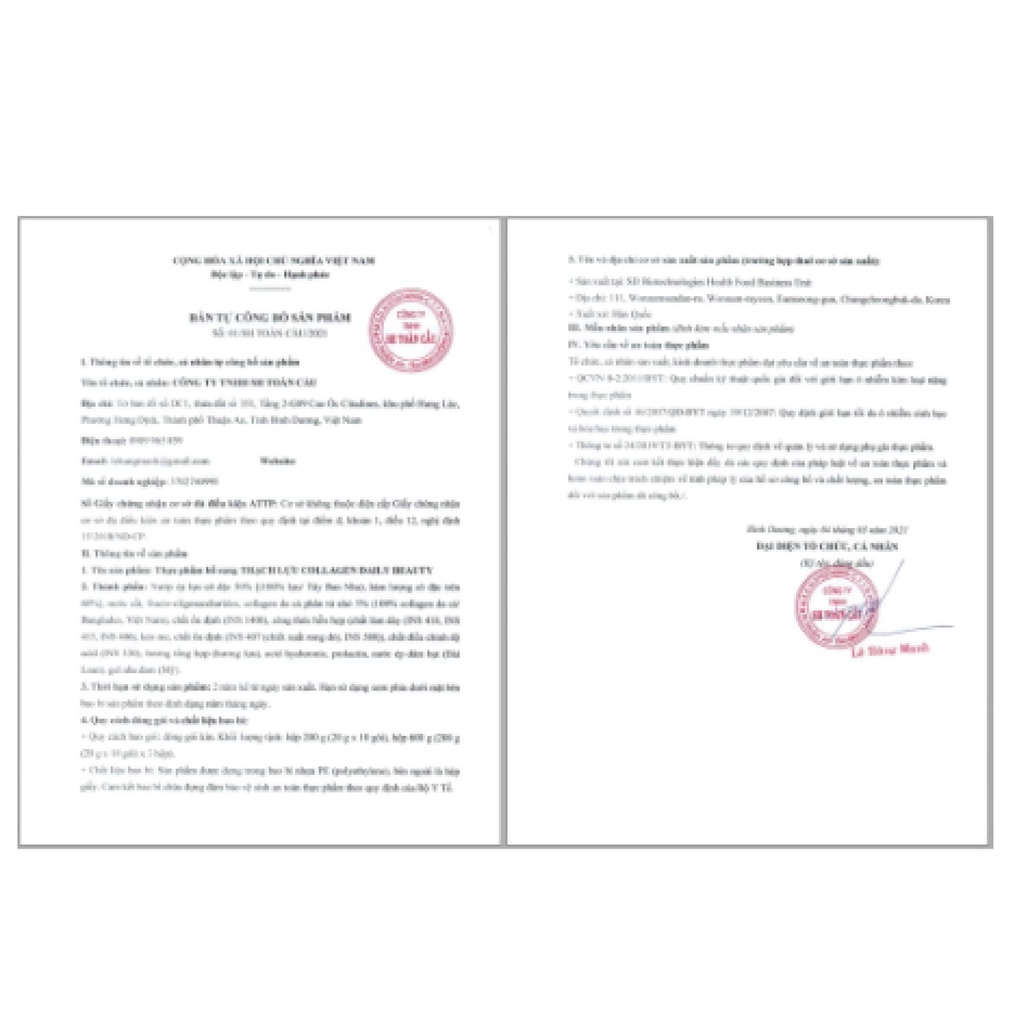 Thạch lựu collagen  Daily Beauty