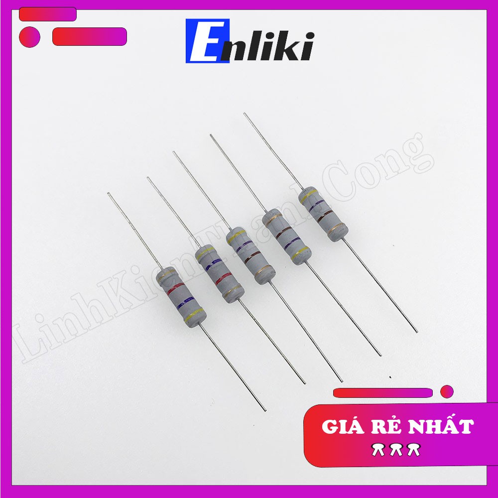 2 Chiếc Điện Trở Công Suất 2W 1K - 1M 5%
