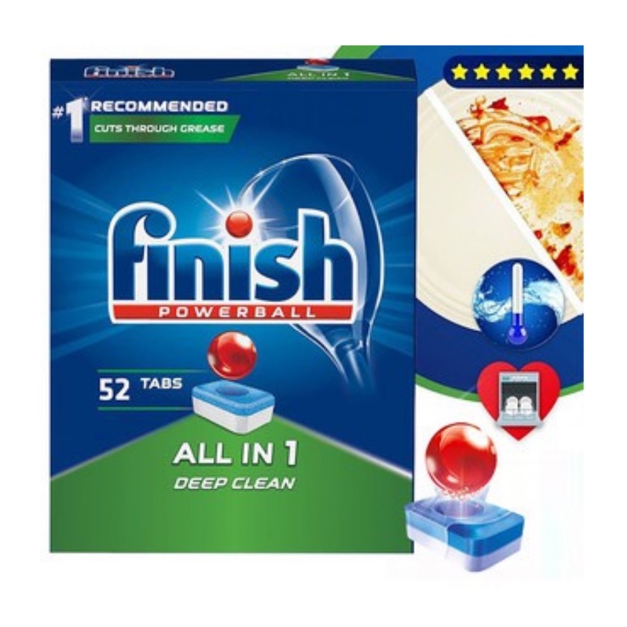 Viên rửa bát Finish All in 1 hộp 90 viên