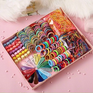 SET DÂY CỘT TÓC 780 MÓN CHO BÉ