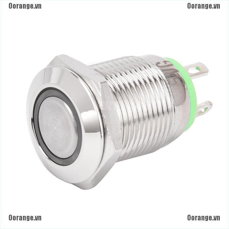 Nút ấn công tắc 12mm 5V có đèn led chống nước tiện dụng | WebRaoVat - webraovat.net.vn