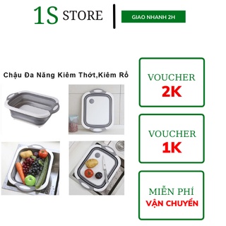Thớt kiêm chậu đa năng ,chậu rửa hoa quả thông minh tiện lợi