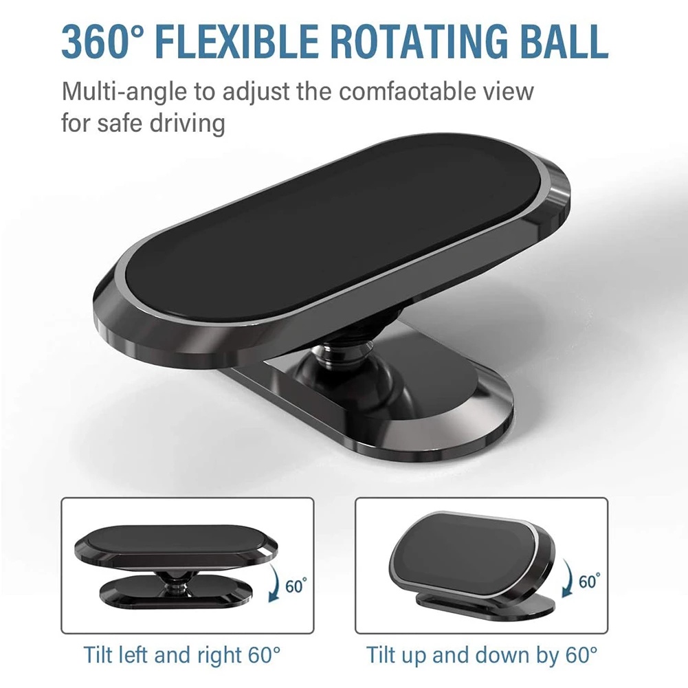 Giá đỡ điện thoại dạng hít nam châm xoay 360 độ tự dính cho xe hơi