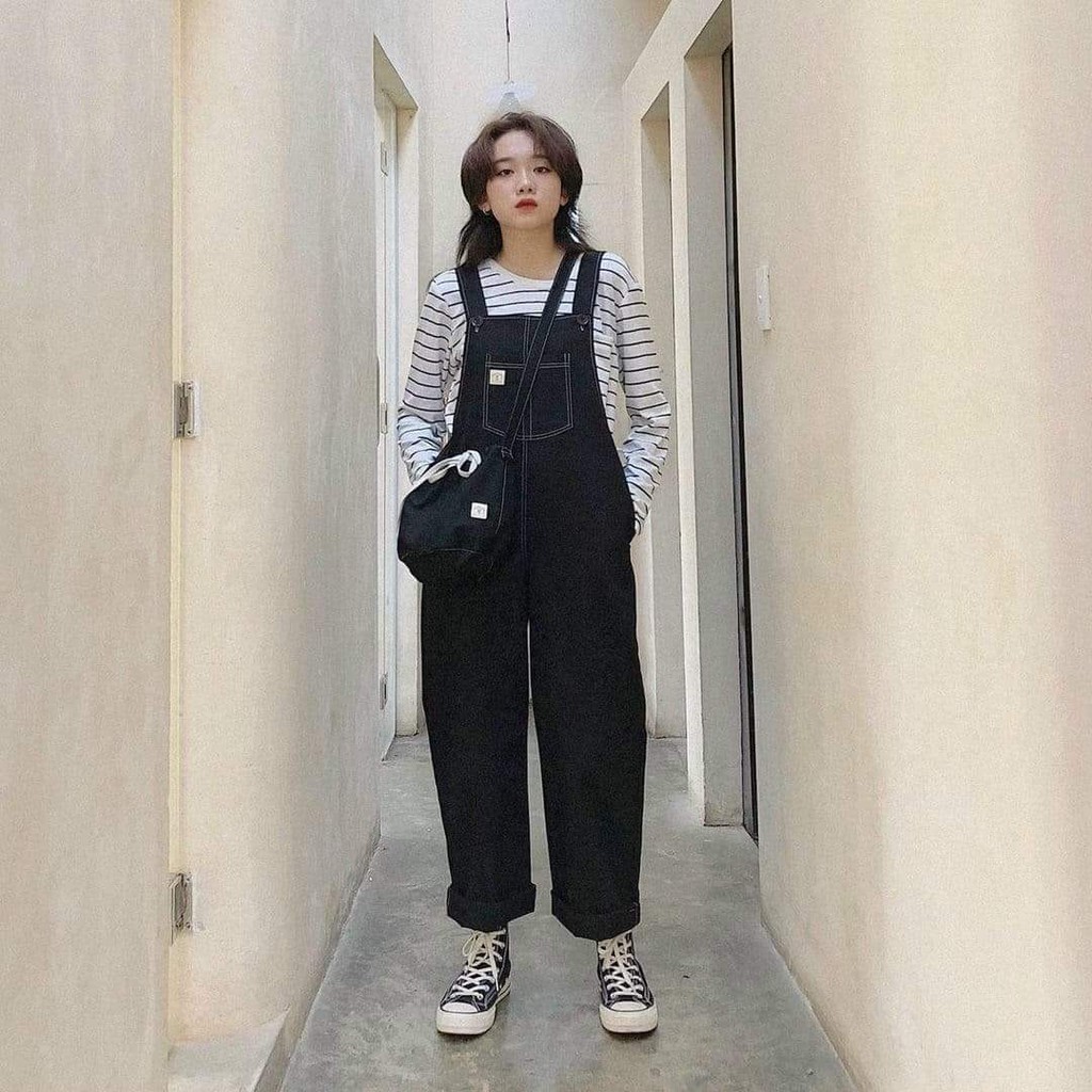 [Mã FAMAYWA giảm 10K đơn 50K] Yếm quần chỉ nổi KAN0121