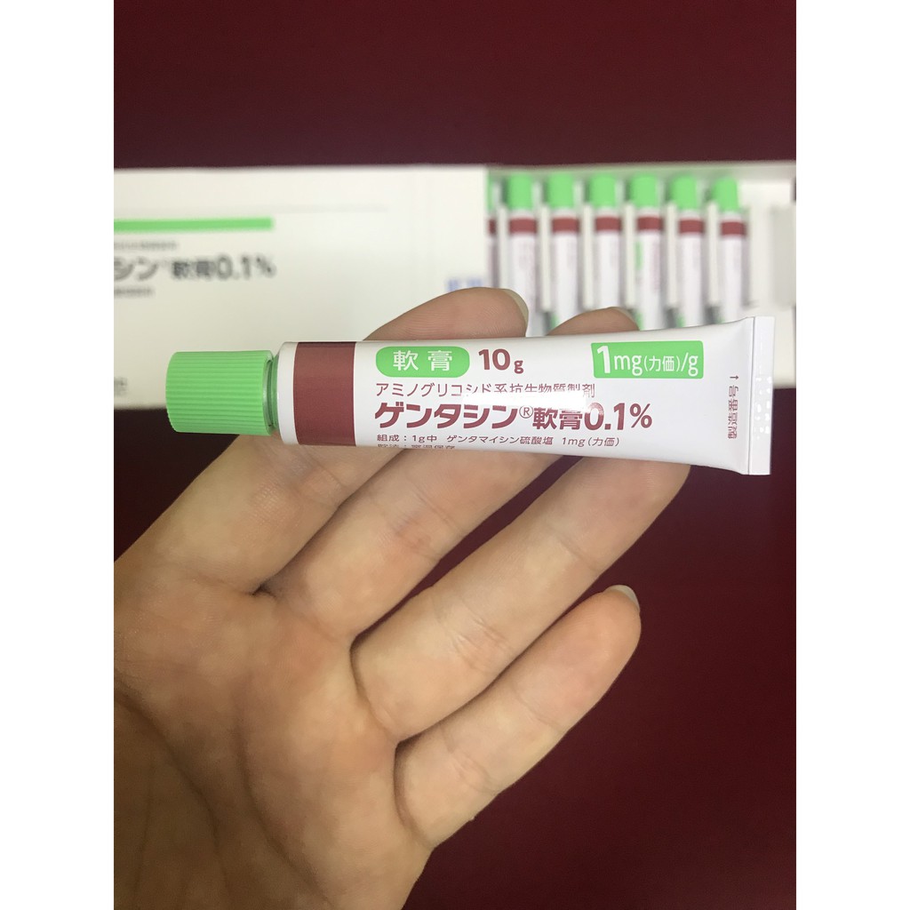 [SALE] [CAM KẾT 100% CHÍNH HÃNG] Kem Giảm Sẹo Gentacin Ointment 0.1% Gentamicine Sulfate Takata Nhật Bản 10g | BigBuy360 - bigbuy360.vn