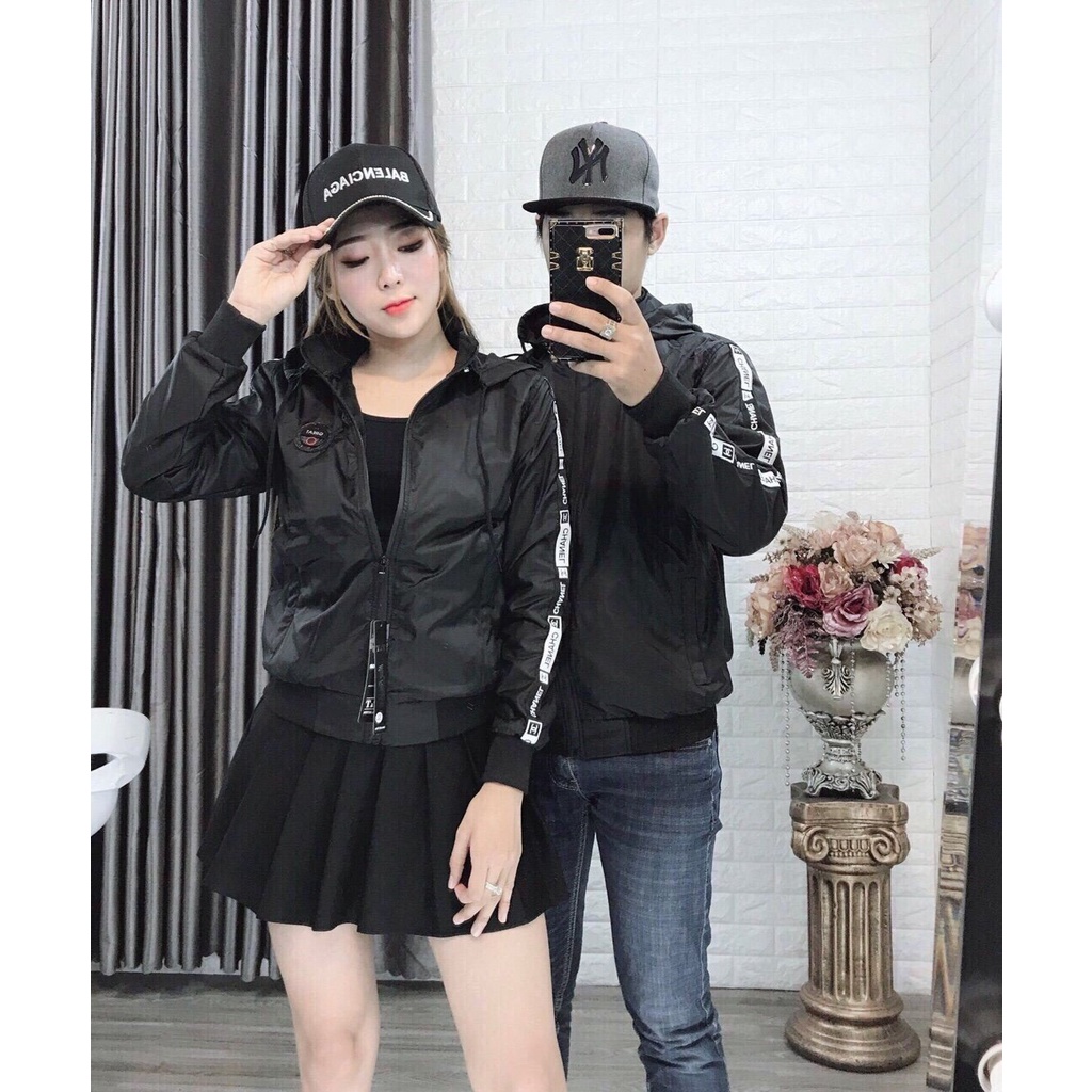 Áo khoác nữ nam cặp đôi Áo khoát nữ gió dù 2 lớp chống nắng Thrather  siêu hot chuẩn shop-M097