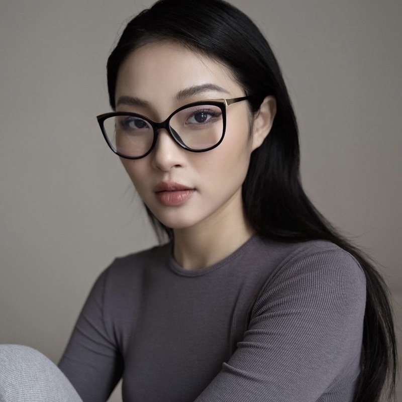 Kính Mắt Mèo Touchelelis 𝗠𝗘𝗜𝗔 𝗚𝗟𝗔𝗦𝗦𝗘𝗦, Phù Hợp Mang Hàng Ngày Và Cắt Tròng Cận Loạn, Sang Chảnh Đi Tiệc