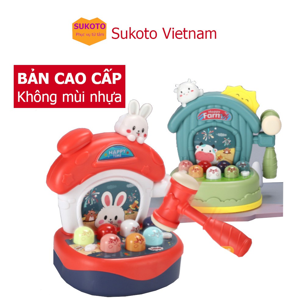 Đồ chơi đập chuột vui vẻ happy hamster cho bé từ 2 - 6 tuổi