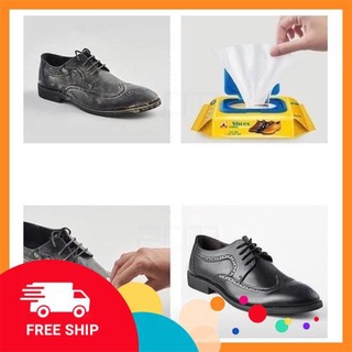 [FREE SHIP] Khăn giấy ướt lau giày sneaker , Khăn giấy ướt vệ sinh giày thể thao chuyên dụng