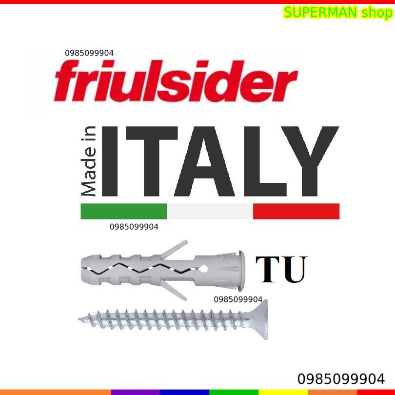 Tắc kê nhựa Tắc kê Ý Friulsider TU - X1 Bu lông nở nhựa Friulsider X1 (x1 evo) chính hãng, độ bền cao (1cái )