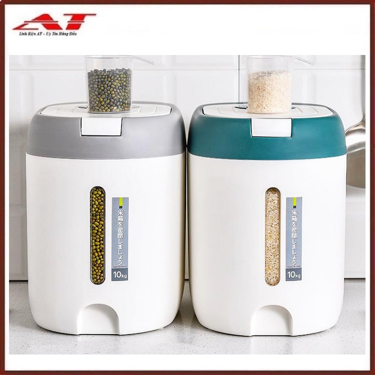 THÙNG ĐỰNG GẠO 10KG DORON CỰC ĐẸP