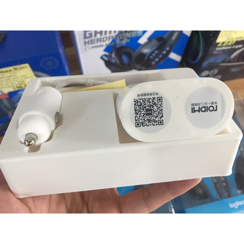 Chia tẩu sạc ô tô Roidmi chia ra 2 ổ cắm tẩu DYQ01RM