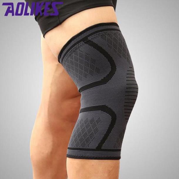 Phụ Kiện Aolike - Băng bảo vệ đầu gối cao cấp Phụ Kiện Gym Aolikes (7718)( Đôi ).