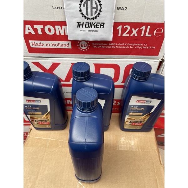 Dầu nhớt EUROLUB 4TZ Premium 10w40 xe số, xe côn tay