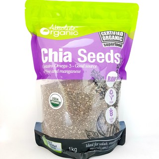 Hạt chia Úc tím Absolute Organic Chia Seeds 1kg