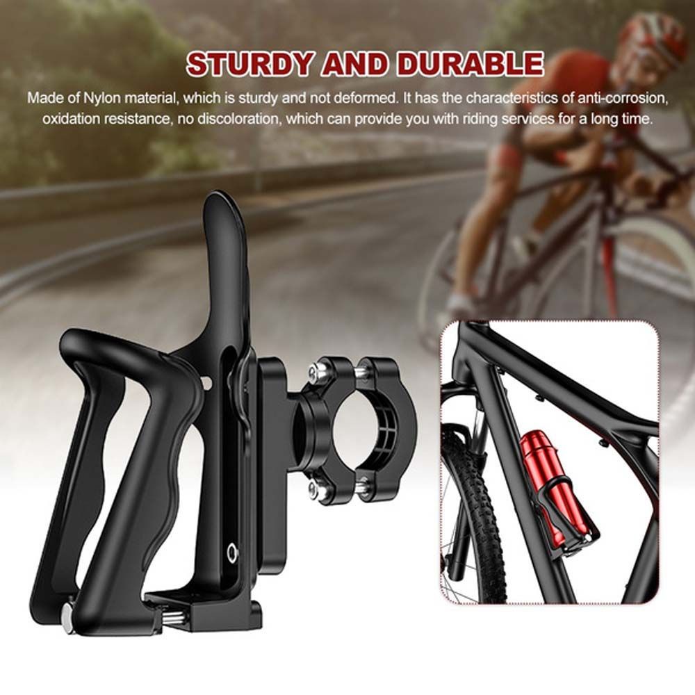 Giá đỡ bình nước gắn tay lái xe đạp / xe máy bằng nylon và sợi thủy tinh 0.78 '' 1.25 ''