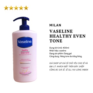 Sữa Dưỡng Thể Vaseline Healthy Even Tone, Dưỡng Trắng Da Toàn Thân Tức Thì 400ml