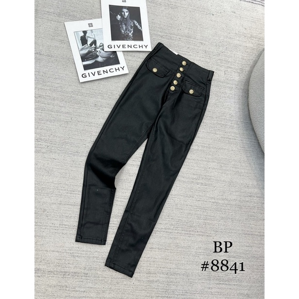 QUẦN SKINNY DA ÔM KHUY DỌC TÚI NẮP HÀNG QCL1 MS21377