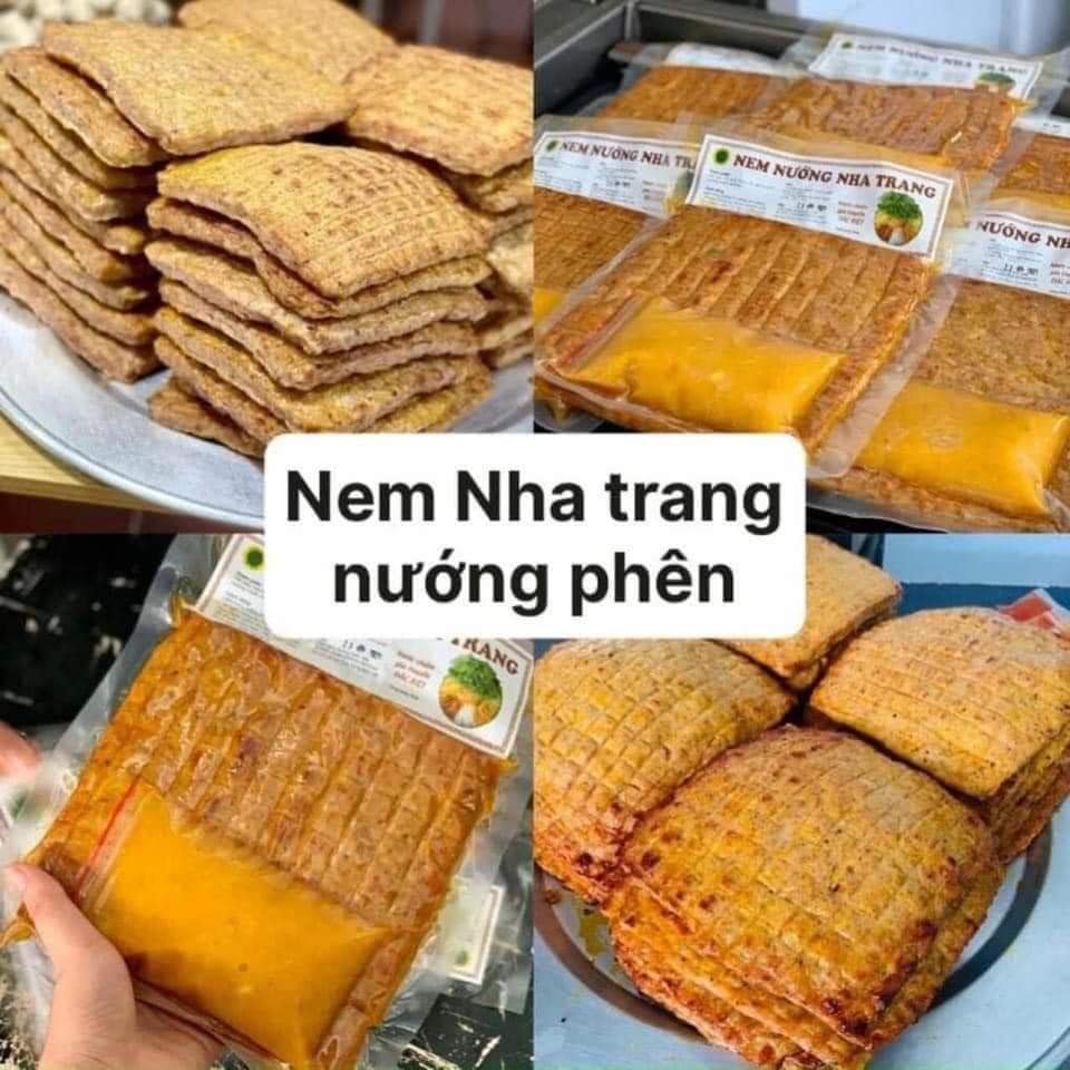 Nem nướng Nha Trang kèm nước chấm