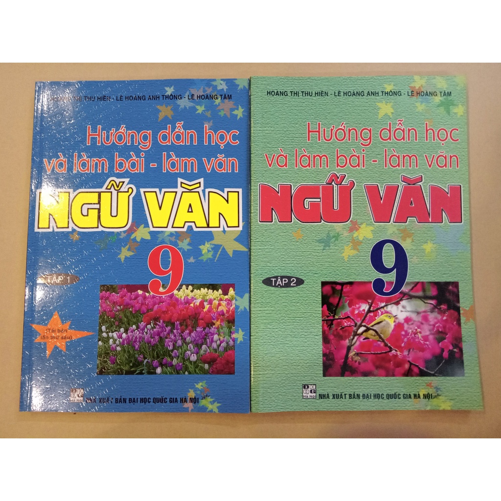 Sách - Combo Hướng Dẫn Học Và Làm Bài Làm Văn Ngữ Văn 9 (Tập 1 + Tập 2)