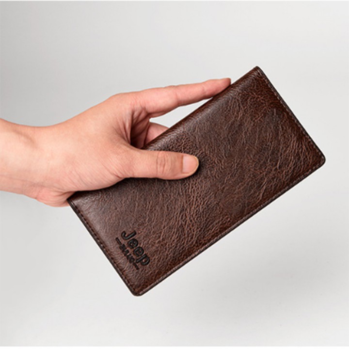 Ví Da Đứng Nam Jeep Sang Trọng, Chất Da Cao Cấp