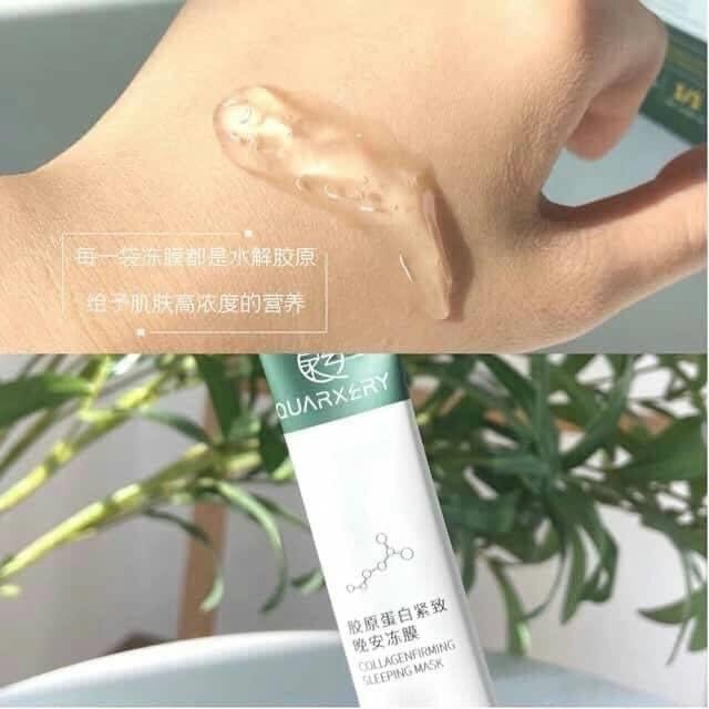 1 Gói Mặt Nạ Ngủ Dạng Gel Collagen Giúp Nâng Cơ Trắng Sáng Yanjiayi 4ml