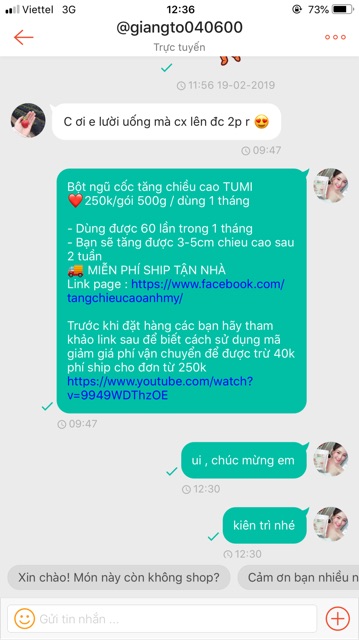 Bột ngũ cốc tăng chiều cao TUMI Có Mã Vạch - Tặng bí quyết tăng chiều cao | BigBuy360 - bigbuy360.vn