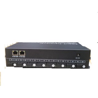 Switch quang 8 cổng sc + 2 cổng rj45 1000mbps