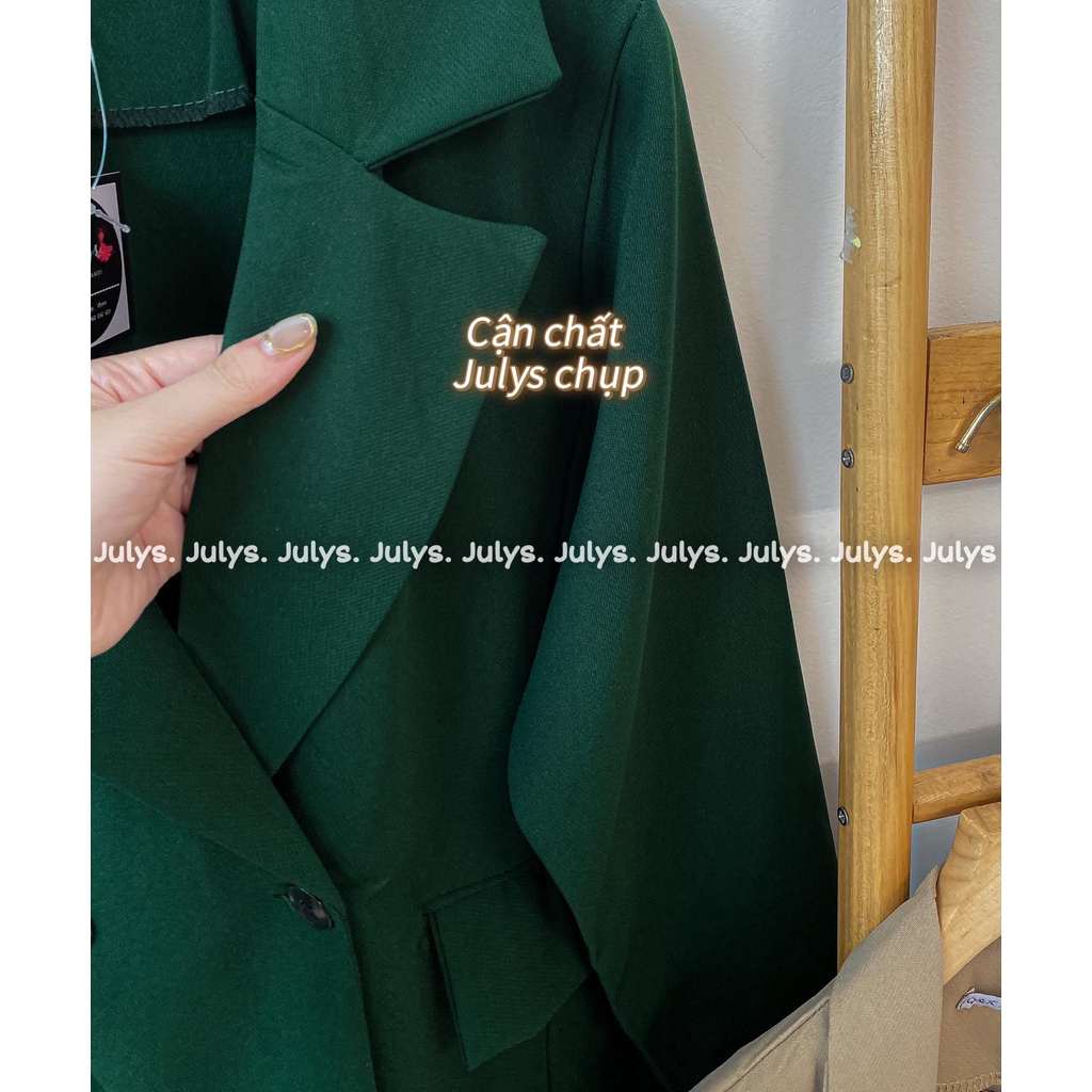 Áo blazer 1 lớp dáng dài 2 cúc Hàn (ảnh THẬT kèm video) | BigBuy360 - bigbuy360.vn