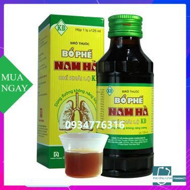 Dung dịch siro Bo phế Nam Hà không đường