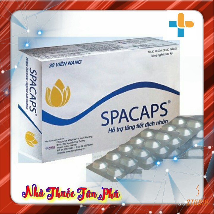 (Chính Hãng) SPACAPS - Hỗ trợ sinh lý nữ - giảm khô hạn, tăng dịch tiết-Tăng Tiết Dịch Nhờn Giai Đoạn Tiền Mãn Kinh