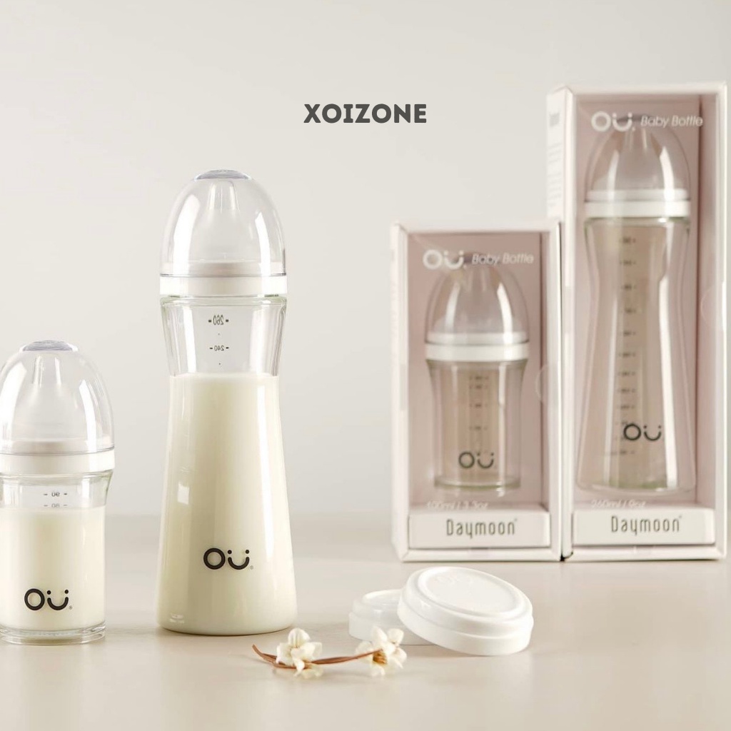 Bình sữa OUWISH Chính hãng Hàn Quốc 140ml/260ml và lẻ 1 núm ti Ouwish cho bé