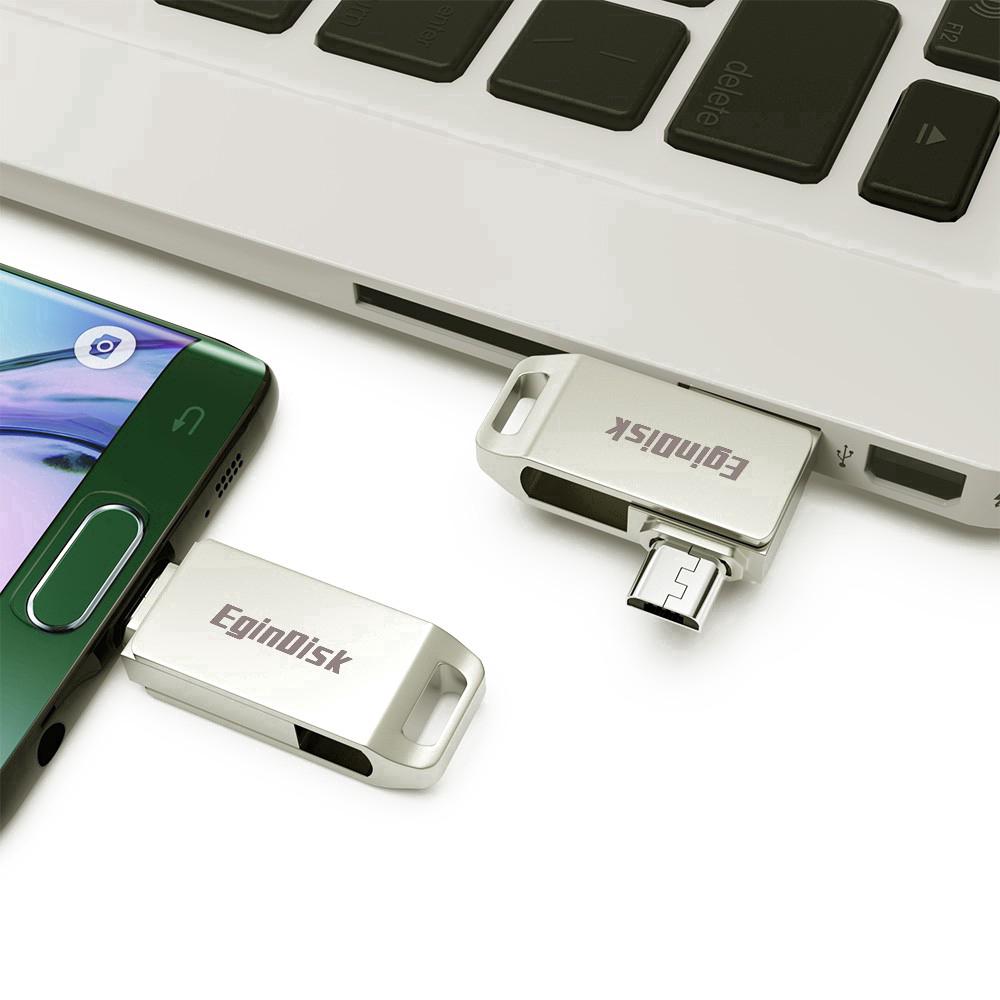 Otg Usb Flash Drive For Android Phone / PC 32GB Dual Drive (No Support TYPE C)