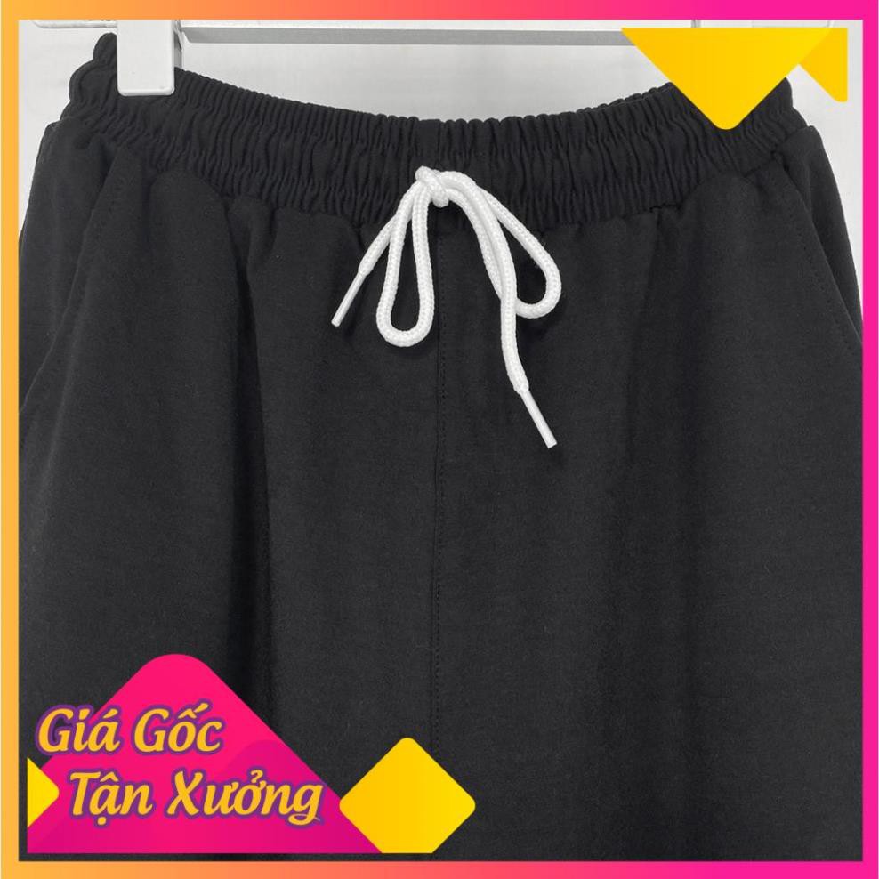 Quần Ống Rộng Thun IRU Unisex - Kiểu quần ống rộng nữ mặc dáng quần lưng cao